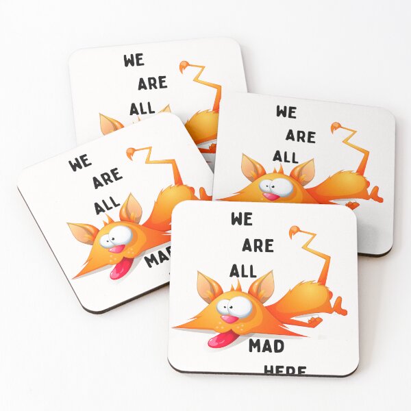 Item preview, we all are mad here essential t-shirts, mad t-shirts designed and sold by BLUE  bubble.