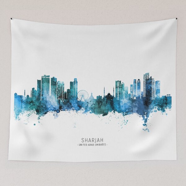 Item preview, Sharjah Skyline designed and sold by ArtPrints.
