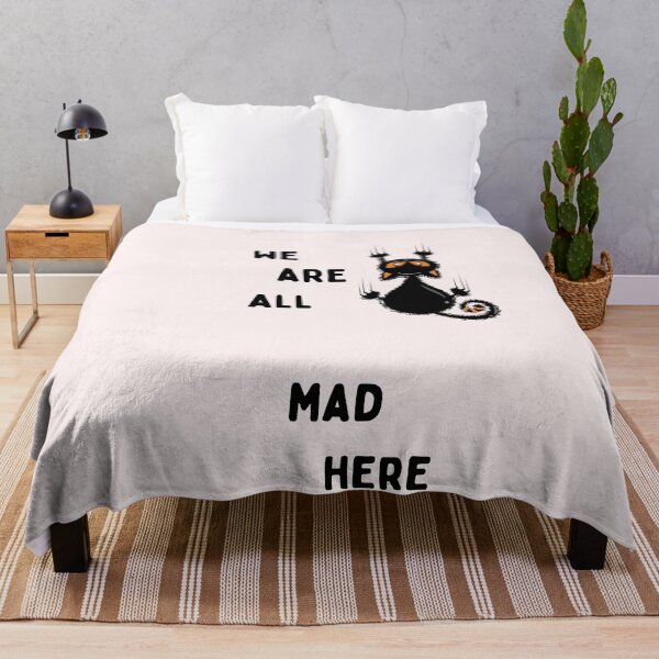 Item preview, we all are mad here essential t-shirts, mad t-shirts designed and sold by BLUE bubble.