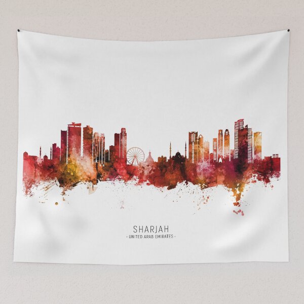 Item preview, Sharjah Skyline designed and sold by ArtPrints.