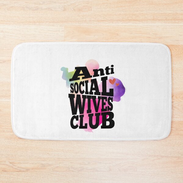Item preview, Anti Social Wives Club Sweatshirt Printed Front and Back, Wife Sweatshirt, Wif, Bride Sweatshirt. Anti Social, Anti Social Wife designed and sold by ROBOUE.