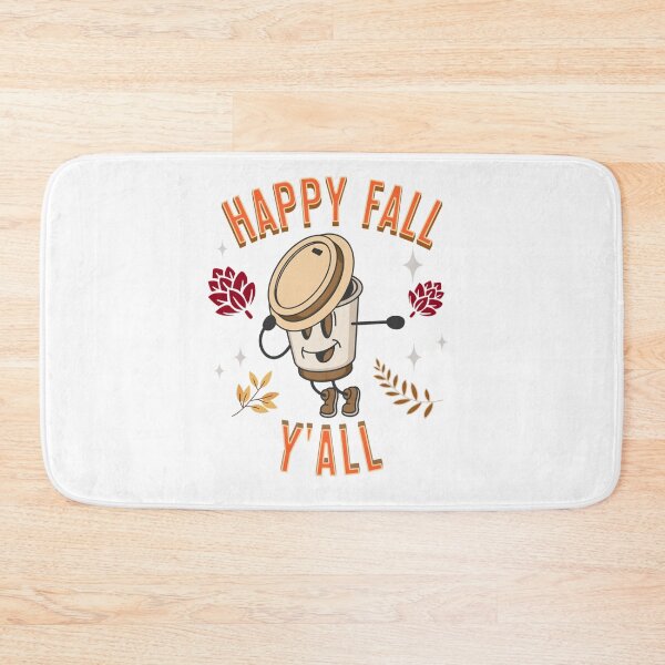 Item preview, Happy Fall Yall Coffee Cup Pumpkin Spice Season Autumn Caffeine Caffeinated designed and sold by CarantinedChaos.