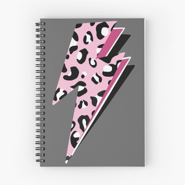 Item preview, Pink leopard print lightening bolt designed and sold by Deez Direct.