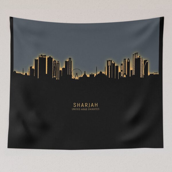 Item preview, Sharjah Skyline designed and sold by ArtPrints.