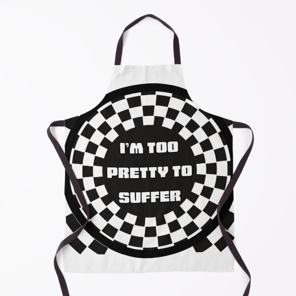 Item preview, I'm Too Pretty To Suffer Black and White designed and sold by Pink Ribbon.