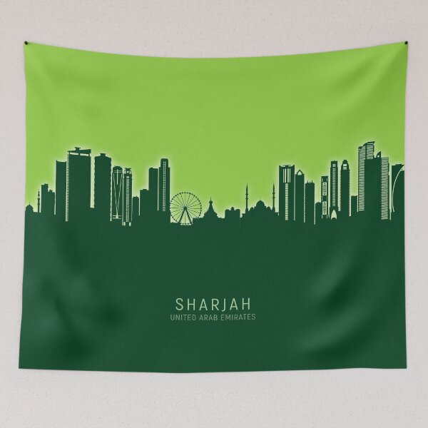Item preview, Sharjah Skyline designed and sold by ArtPrints.