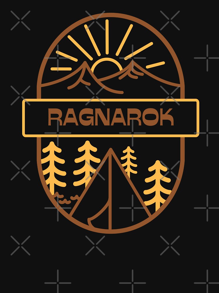 Thumbnail 7 of 7, Classic T-Shirt, Ragnarok Mountains designed and sold by TiiaAurora.