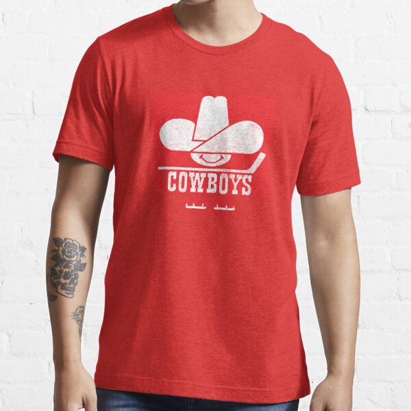 Calgary Cowboys Red Logo, Vintage WHA Apparel