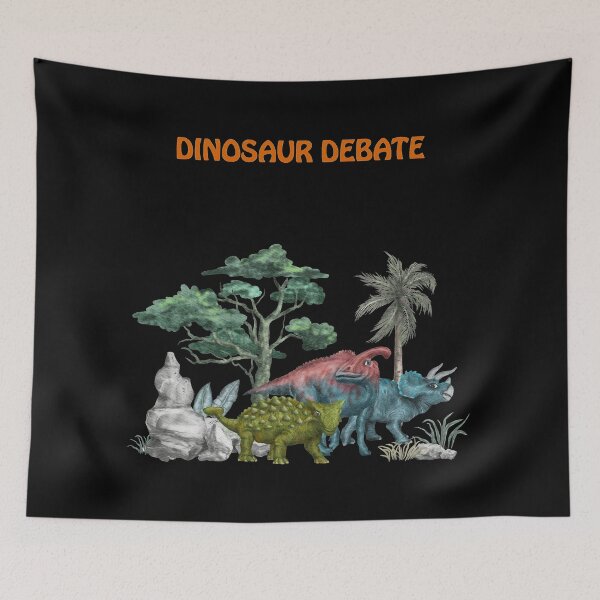 Item preview, Dinosaur Debate designed and sold by Diesel Drinking Dinosaurs.