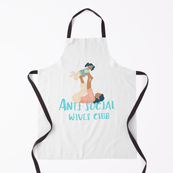 Item preview, Anti Social Wives Club Sweatshirt Printed Front and Back, Wife Sweatshirt, Wif, Bride Sweatshirt. Anti Social, Anti Social Wife designed and sold by ROBOUE.