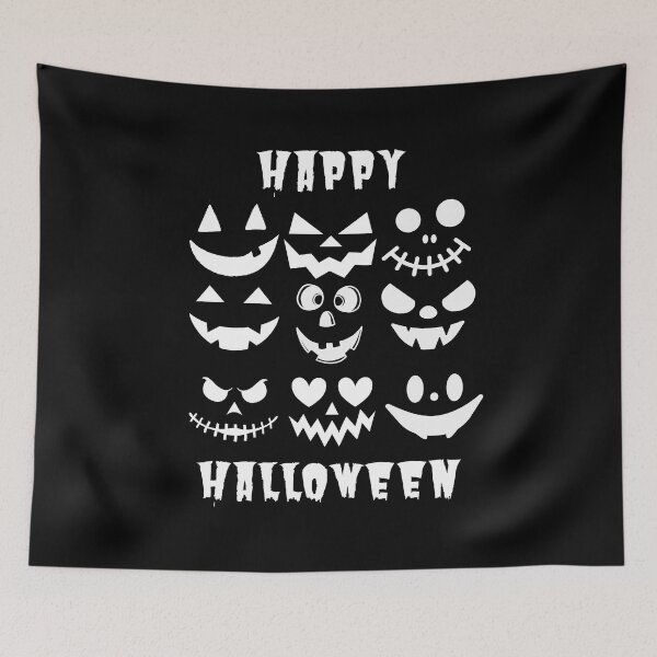 Item preview, Happy Halloween Faces designed and sold by CreativeLevelUp.