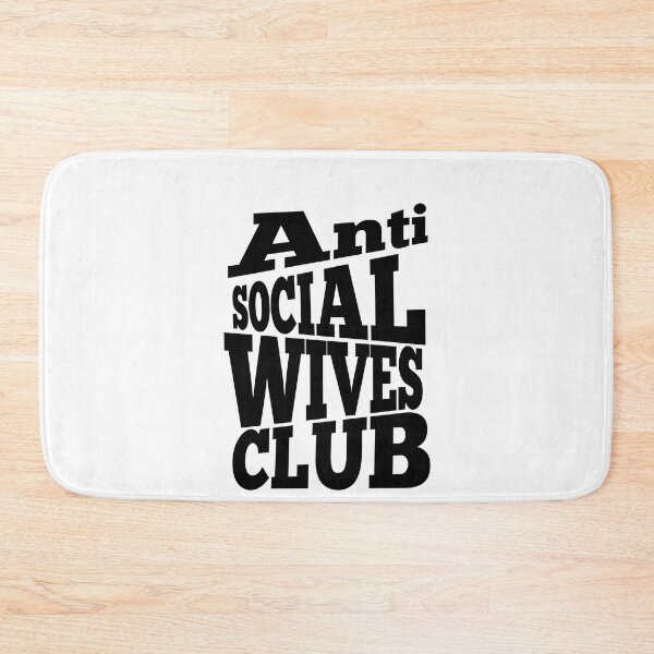 Item preview, Anti Social Wives Club Sweatshirt Printed Front and Back, Wife Sweatshirt, Wif, Bride Sweatshirt. Anti Social, Anti Social Wife designed and sold by ROBOUE.