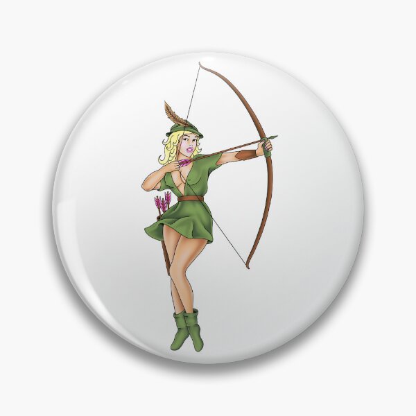 Artikelvorschau, Robin-Hood-PinUp entworfen und verkauft von Artddicted.