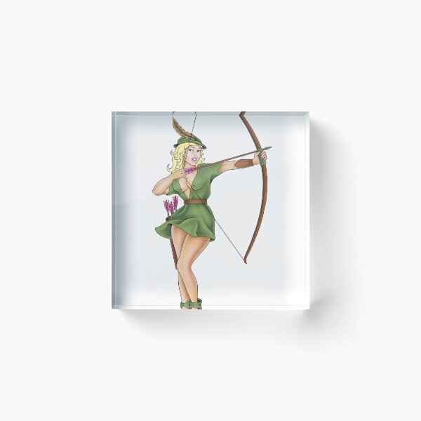 Artikelvorschau, Robin-Hood-PinUp entworfen und verkauft von Artddicted.