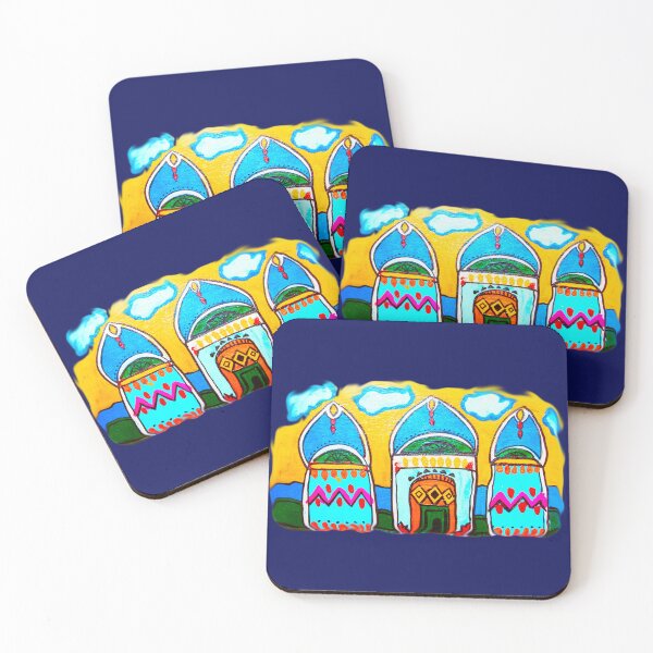 Item preview, unique design- Nubian house- colorful- oriental motifs- wonderful designed and sold by karima-eldeeb.