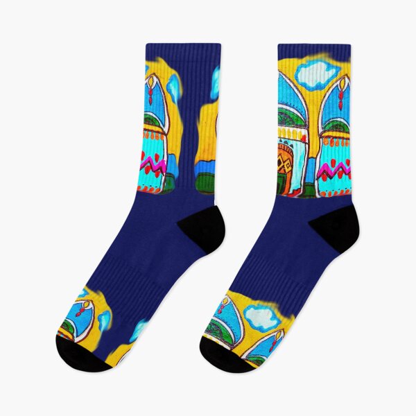 Item preview, unique design- Nubian house- colorful- oriental motifs- wonderful designed and sold by karima-eldeeb.