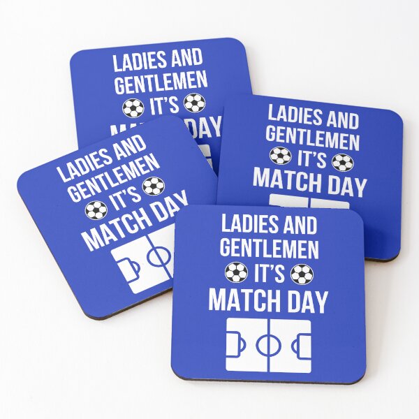 Item preview, Football Meme - Ladies and Gentlemen It's Match Day (Blue BG) designed and sold by FilipeFerreira.