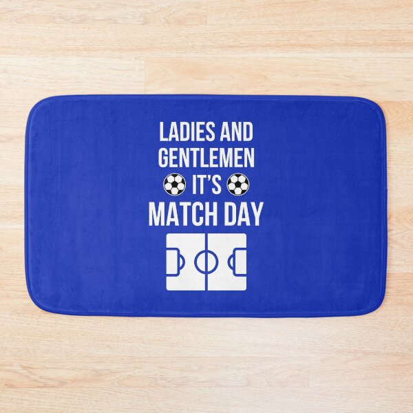 Item preview, Football Meme - Ladies and Gentlemen It's Match Day (Blue BG) designed and sold by FilipeFerreira.