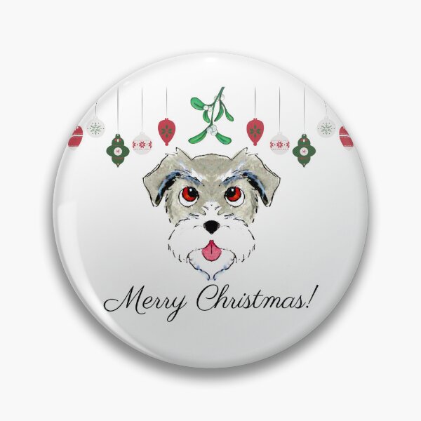 Item preview, Christmas Schnauzer designed and sold by PaintedbyCarol.