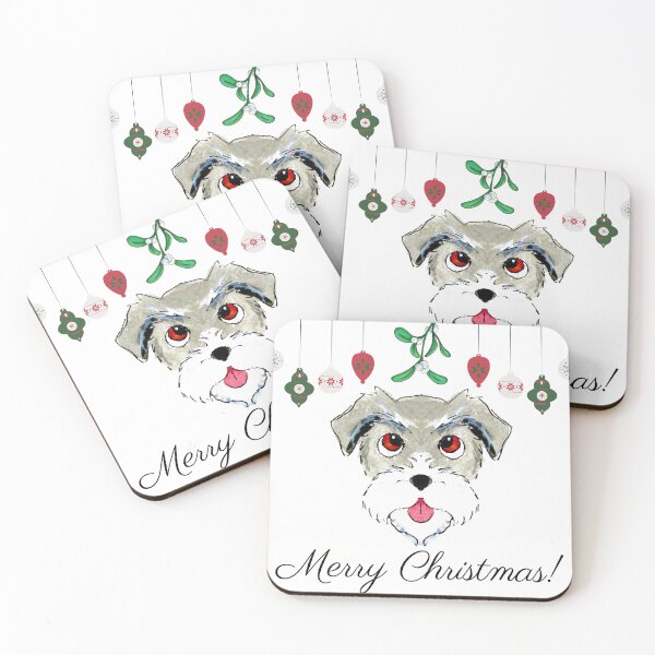 Item preview, Christmas Schnauzer designed and sold by PaintedbyCarol.