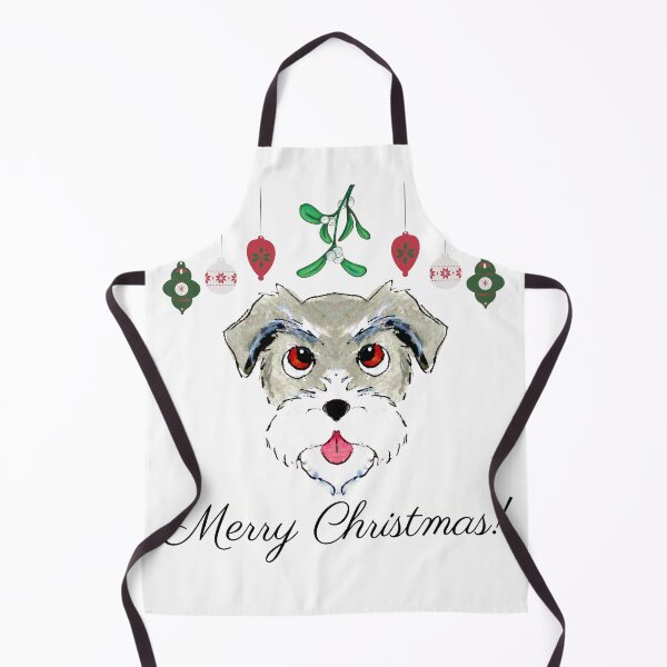 Artikelvorschau, Weihnachtsschnauzer entworfen und verkauft von PaintedbyCarol.