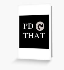 MTG - I'd Tap That Greeting Card
