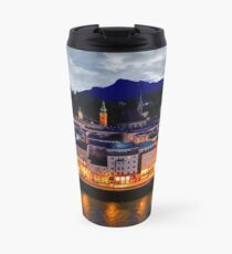 Salzburg Night Skyline Travel Mug