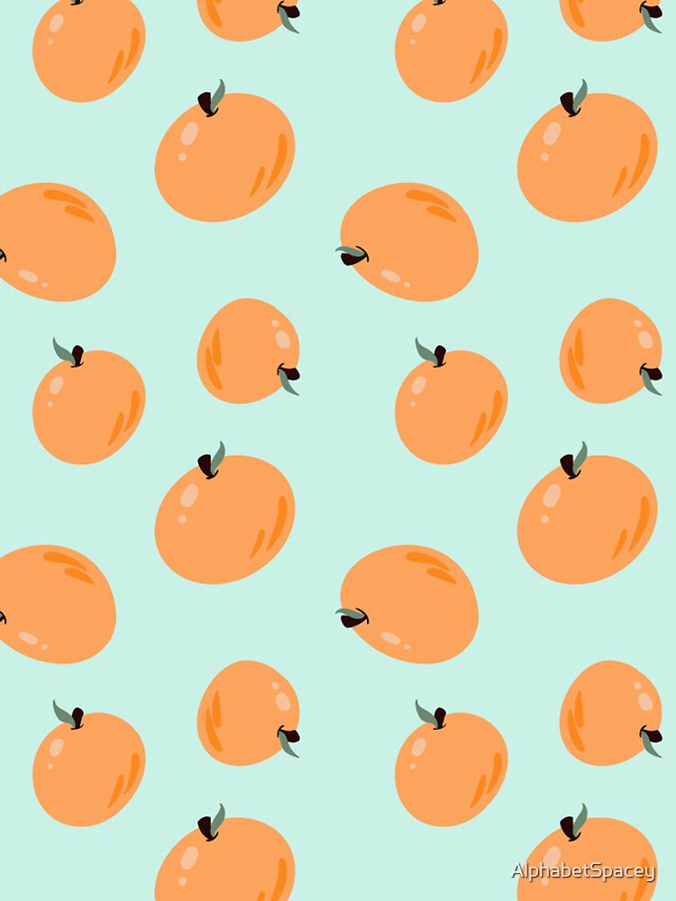 Thumbnail 4 of 4, iPhone Case, Lumpy Oranges Pattern designed and sold by AlphabetSpacey.