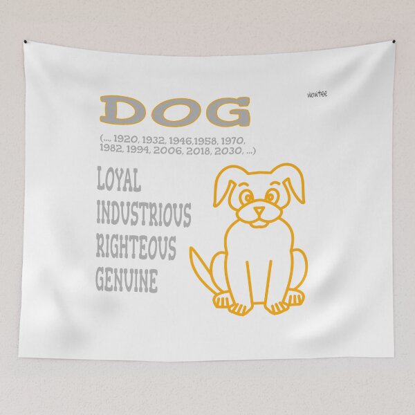 Item preview, Chinese zodiac: Dog designed and sold by wowitsmytshirt.