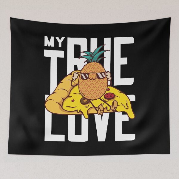 Item preview, My True love Funny Pineapple Pizza designed and sold by MrEddie10.