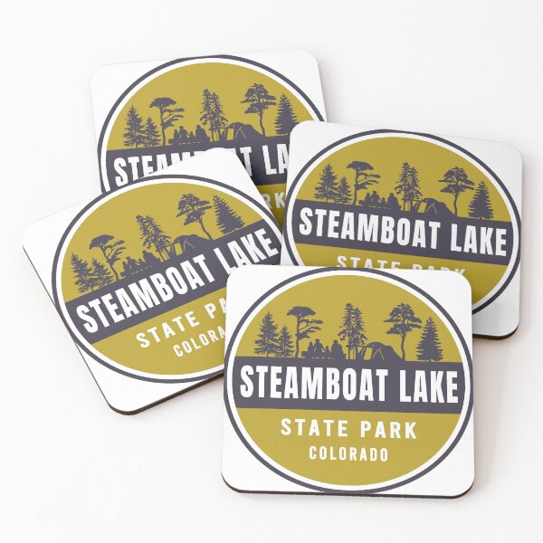 Item preview, Steamboat Lake State Park CO Family Logo designed and sold by VanyaKar.