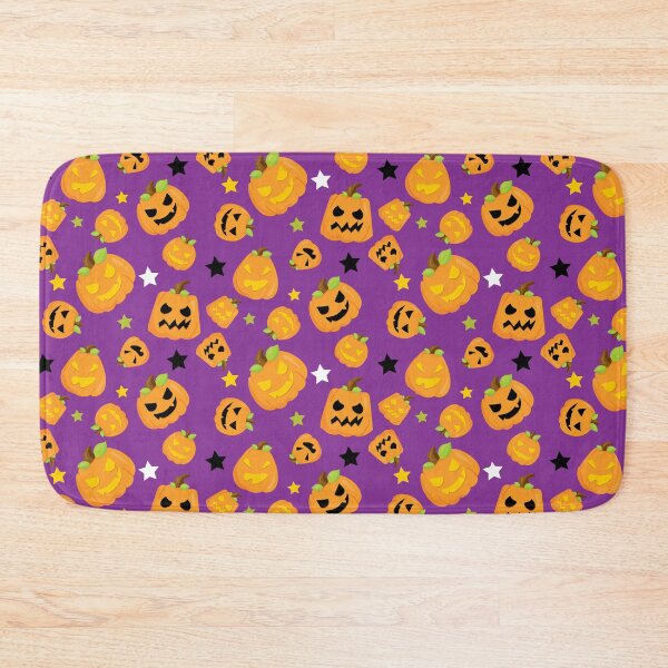 Item preview, Jack-O-Lanterns on Purple designed and sold by PirateAvocado.