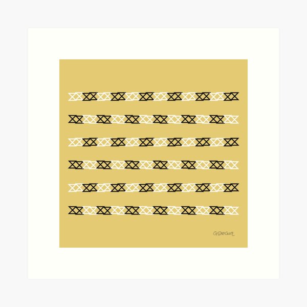 Zig Zag (3) Art Print