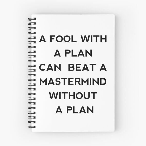 Item preview, A fool with a plan beat a mastermind without a plan designed and sold by Itaxi.