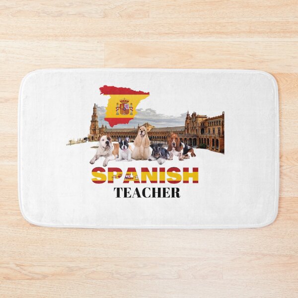 Item preview, Spanish Teachers Gift, Unique gift for teachers, Spanish Class teacher appreciation gift, Fun thank you gift, Foreign language class, Dog lover teacher, Spain designed and sold by TradingTeesKids.