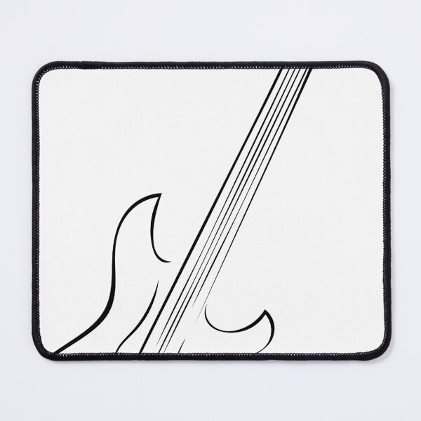 Item preview, Electric guitar minimal outline art designed and sold by DesignsByMadiha.