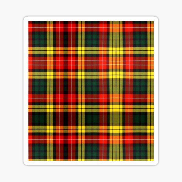 BUCHANAN TARTAN Sticker