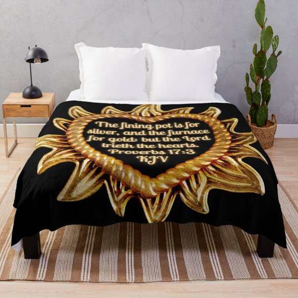 Item preview, Proverbs 17:3 King James Version Bible Verse designed and sold by Caregiverology.