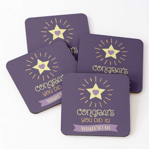 Item preview, Congrats, You Did It! Masha'Allah designed and sold by agoodworddesign.