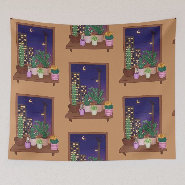 Item preview, Cactus with Window designed and sold by paula-zotter.