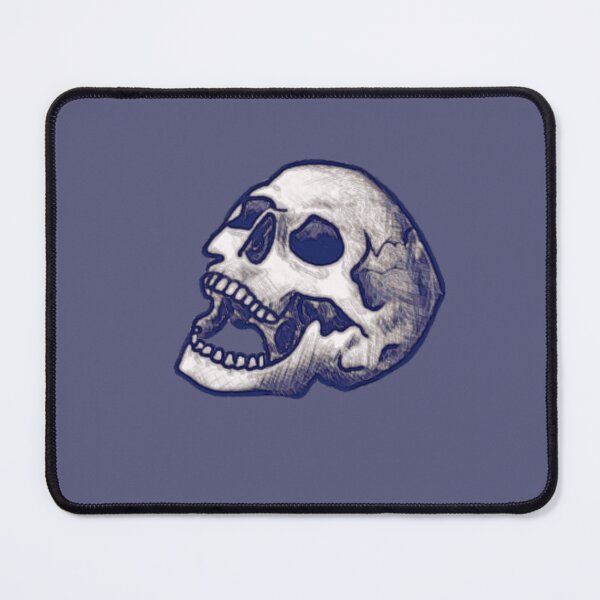 Item preview, Blue shaded laughing skull designed and sold by AngelikaLau.