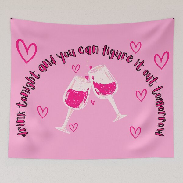 Item preview, Pink Drink Now Figure It Out Later designed and sold by Pink Ribbon.