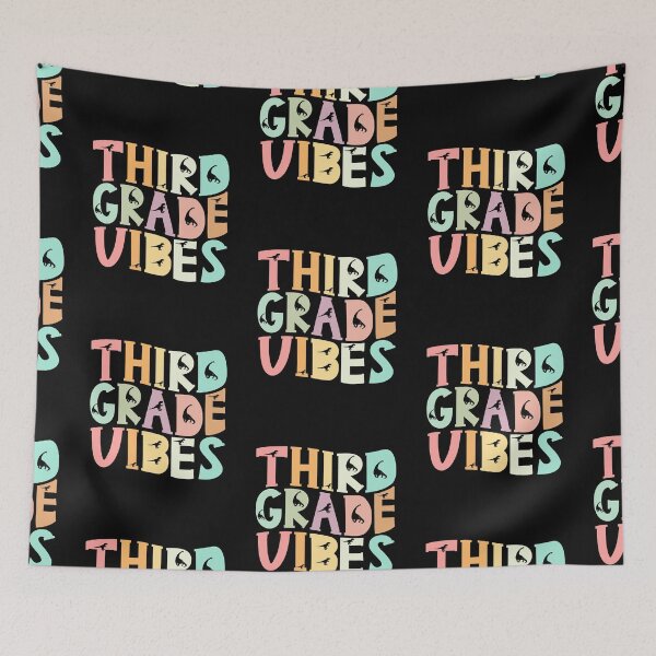 Item preview, Third Grade Vibes Dinosaur - 3rd Grade Vibes - 3rd Grade Team Back to School Graphic designed and sold by Luvjesus2.