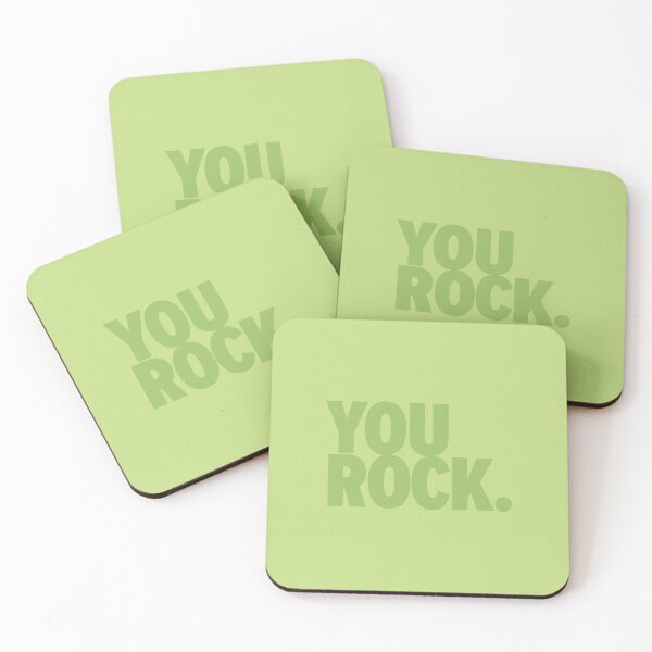 Item preview, You Rock Pastel Spring Green designed and sold by ThinkFun! Design.