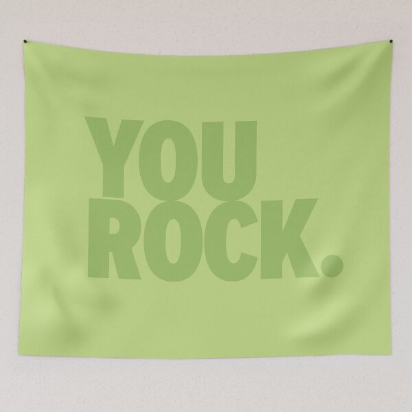 Item preview, You Rock Pastel Spring Green designed and sold by ThinkFun! Design.