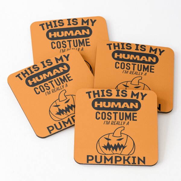 Item preview, This is my human costume, I'm really a Pumpkin! Halloween 2022 Pumkin costume designed and sold by to-esu.