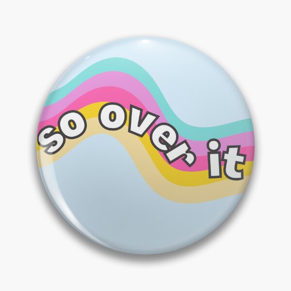 Item preview, So Over It Pastel Rainbow designed and sold by Pink Ribbon.