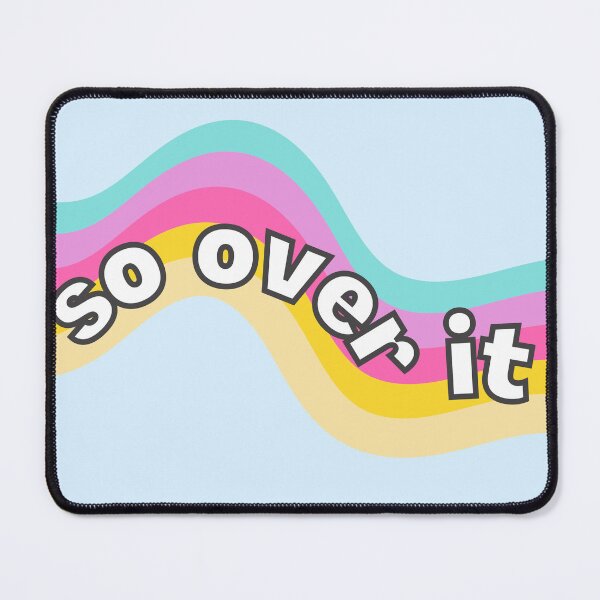 Item preview, So Over It Pastel Rainbow designed and sold by Pink Ribbon.