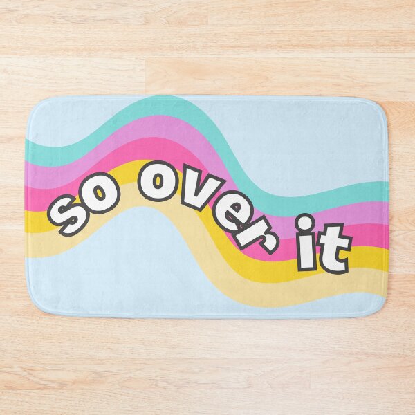 Item preview, So Over It Pastel Rainbow designed and sold by Pink Ribbon.