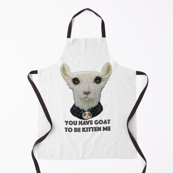 Item preview, You have Goat to be Kitten Me.  A Rocky Thunder Mountain Goat from Colorado Quote  designed and sold by Rocky Mountain Artistry.